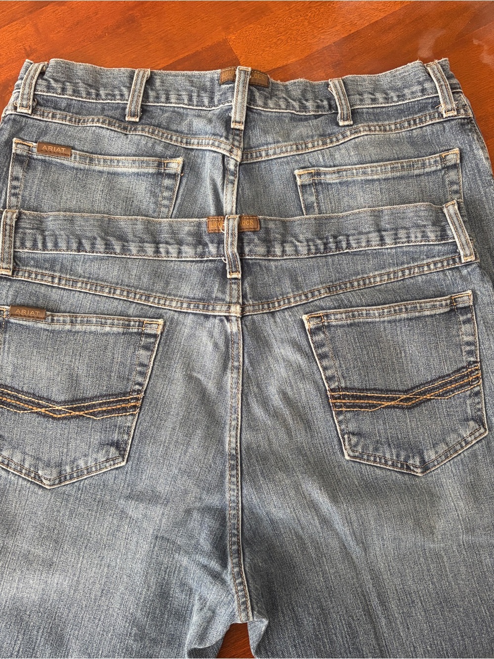 Ariat M4 Relaxed Boot Jeans 36x32 Legacy Blue Bundle of Two Pairs